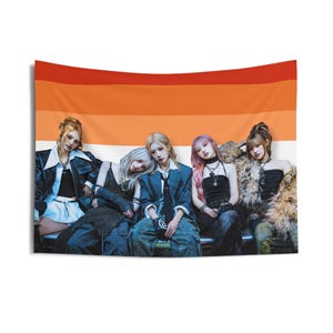 ARTMS Birth Concept Lesbian Flag, Artms Members Kpop Flag, Artms Loona Tour 2025 Merch, Gift Ideas for OURII, Birthday Gift & Concert Merch