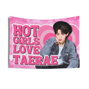 Zb1 Taerae Hot Girls Concert Banner, ZeroBaseOne Members Kpop Flag, Zb1 Tour Merch, Gift Ideas for Zerose Birthday Gift & Concert Merch