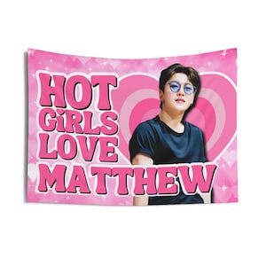 Zb1 Matthew Hot Girls Concert Banner, ZeroBaseOne Members Kpop Flag, Zb1 Tour Merch, Gift Ideas for Zerose Birthday Gift & Concert Merch