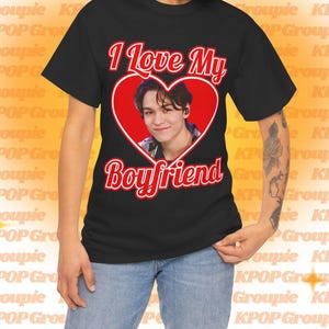 Svt Vernon Photoshoot I Love My Boyfriend Shirt, Seventeen Vernon Bootleg Merch Shirt, Gift Ideas for Carats, Birthday Gift & Concert Merch