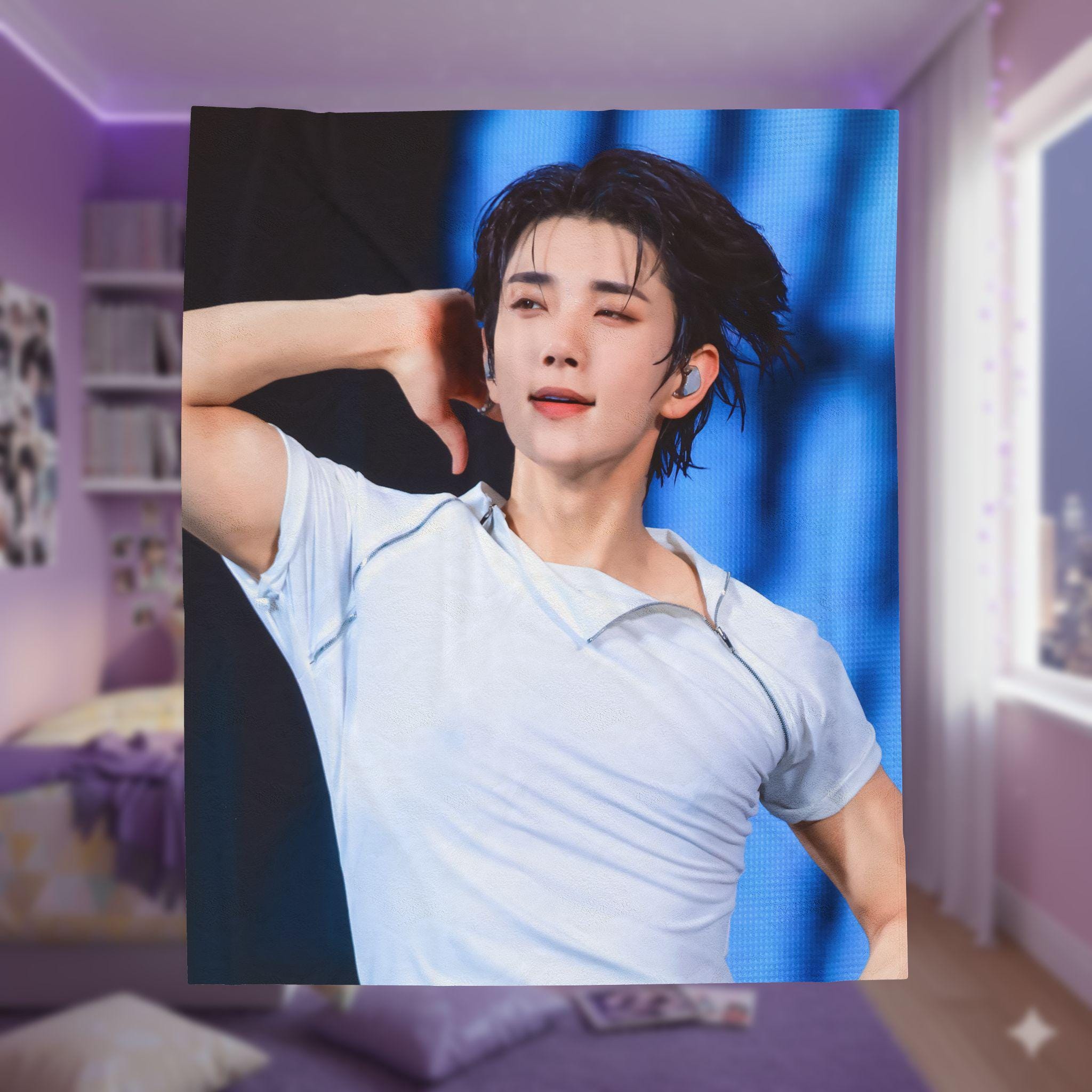 Seventeen Wonwoo Blanket - Etsy
