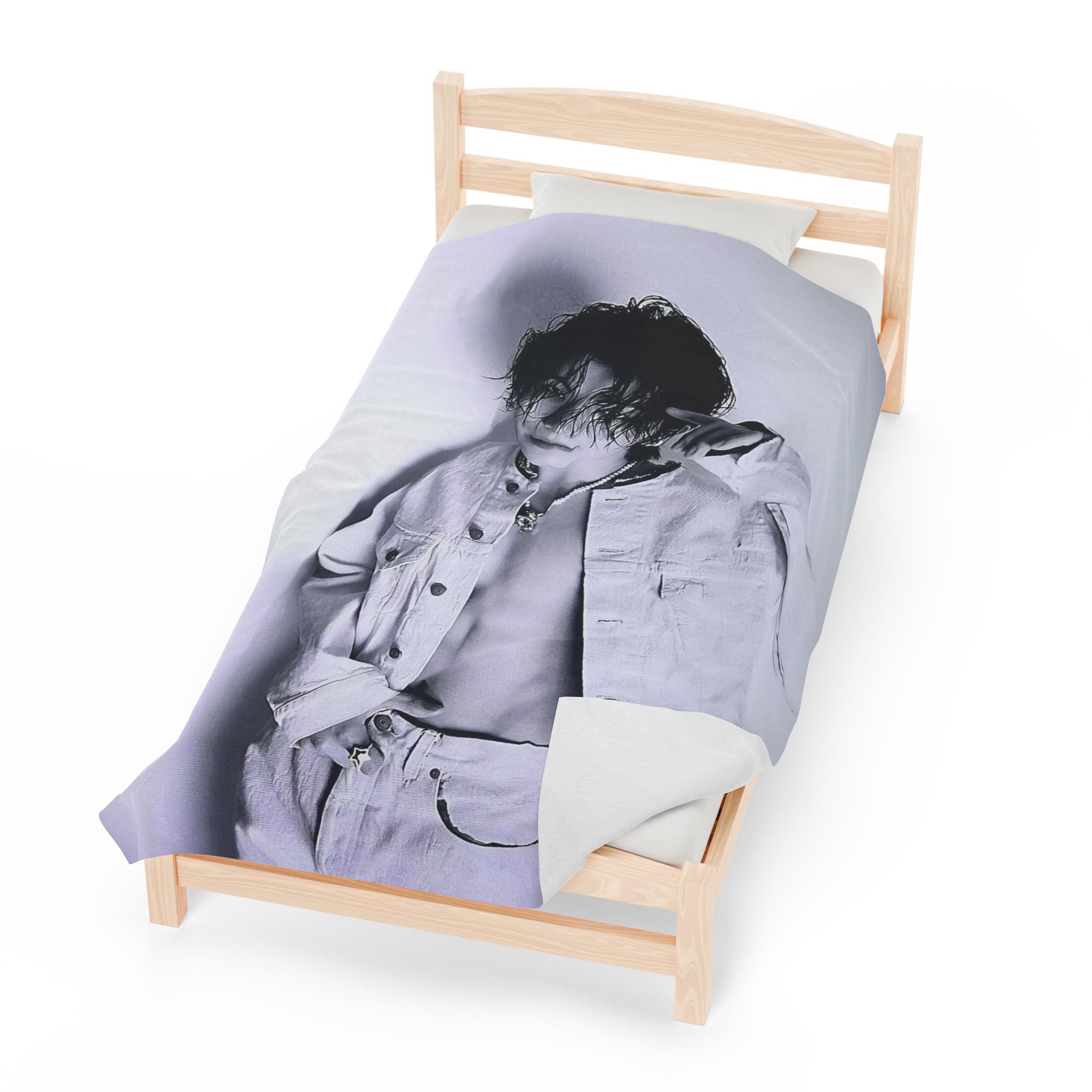 SVT Woozi Magazine Photo Blanket, Seventeen Kpop Merch, Gift for