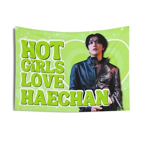 Nct 127 Haechan Hot Girls Concert Banner, NCT Dream Kpop Flag, NCT Dream Smoothie Merch, Gift Idea for Nctzen, Birthday Gift & Concert Merch
