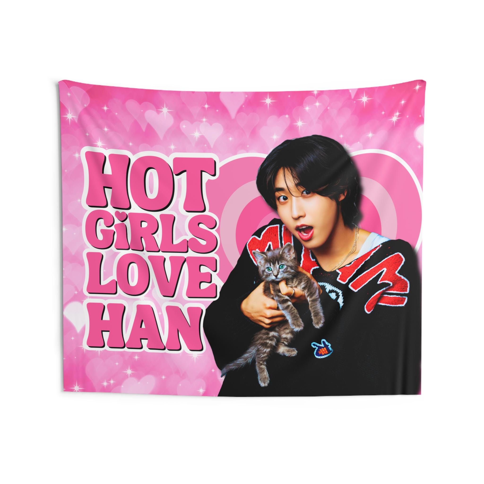 SKZ Han Jisung Hot Girls Concert Banner, Stray Kids Members Kpop