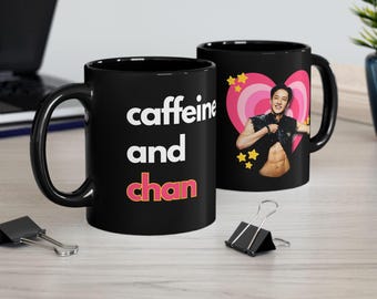 Skz Bang Chan Abs Black Mug, Stray Kids Ate Y2k Kpop Mug, Stray Kids Tour Merch, Gift Ideas for Stays, Birthday Gift & Fan Merch