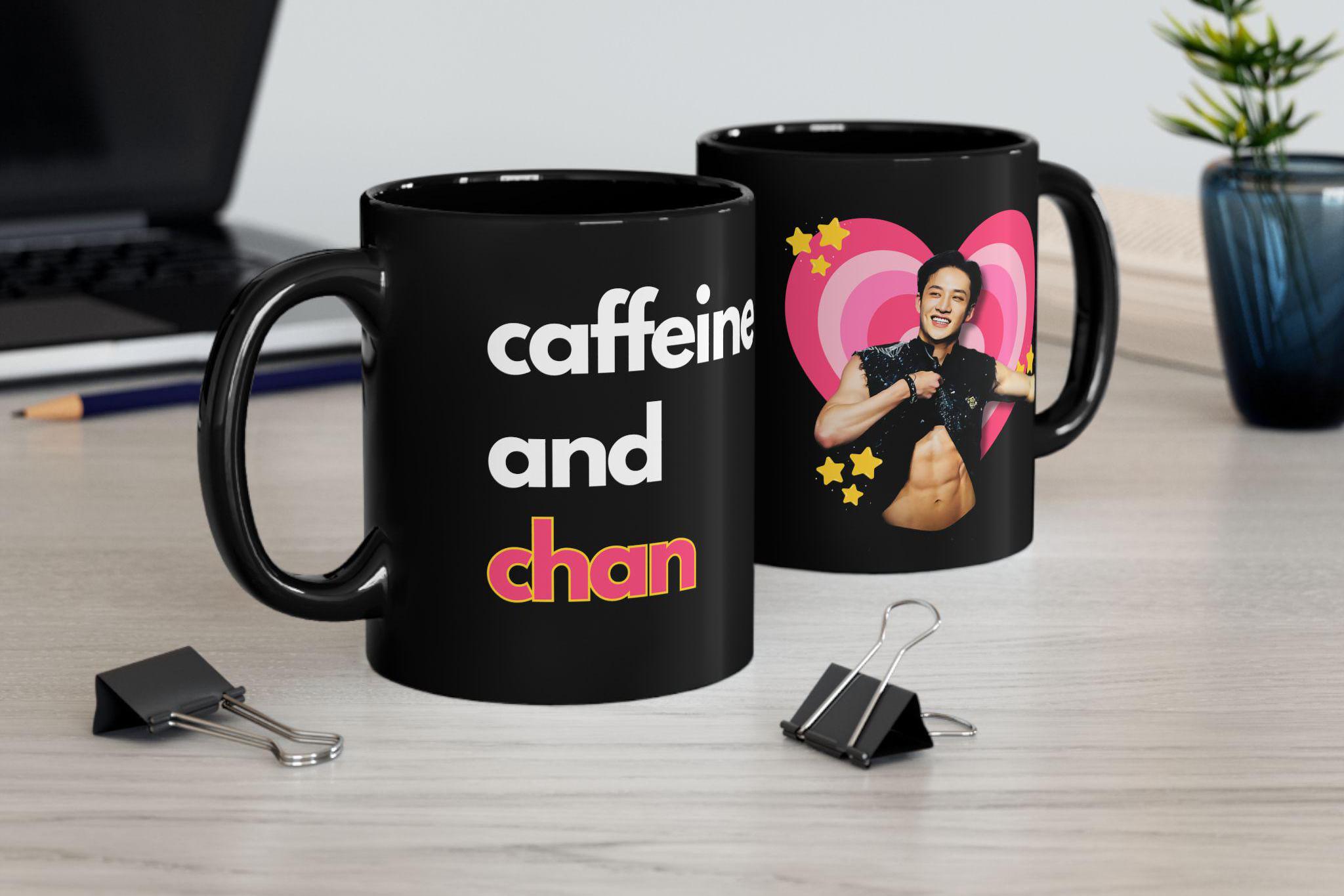 Skz Bang Chan Abs Black Mug, Stray Kids Ate Y2k Kpop Mug, Stray