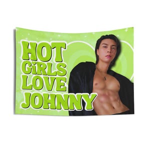 Nct 127 Johnny Hot Girls Concert Banner, NCT Dream Kpop Flag, NCT Dream Smoothie Merch, Gift Ideas for Nctzen, Birthday Gift & Concert Merch