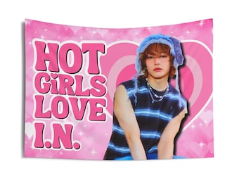 SKZ Jeongin Hot Girls Concert Banner, Stray Kids Members Kpop
