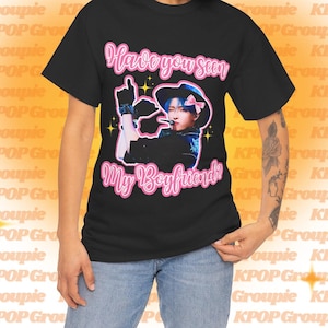 Ateez Hongjoong Cowboy Boyfriend Shirt, Ateez Members 2025 Coquette Bootleg Merch Shirt, Gift Ideas Engene, Birthday Gift & Concert Merch