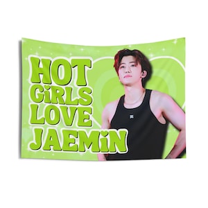 Nct 127 Jaemin Hot Girls Concert Banner, NCT Dream Kpop Flag, NCT Dream Smoothie Merch, Gift Ideas for Nctzen, Birthday Gift & Concert Merch