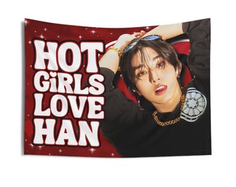 Pancarta del concierto de Skz Han Hop Hot Girls
