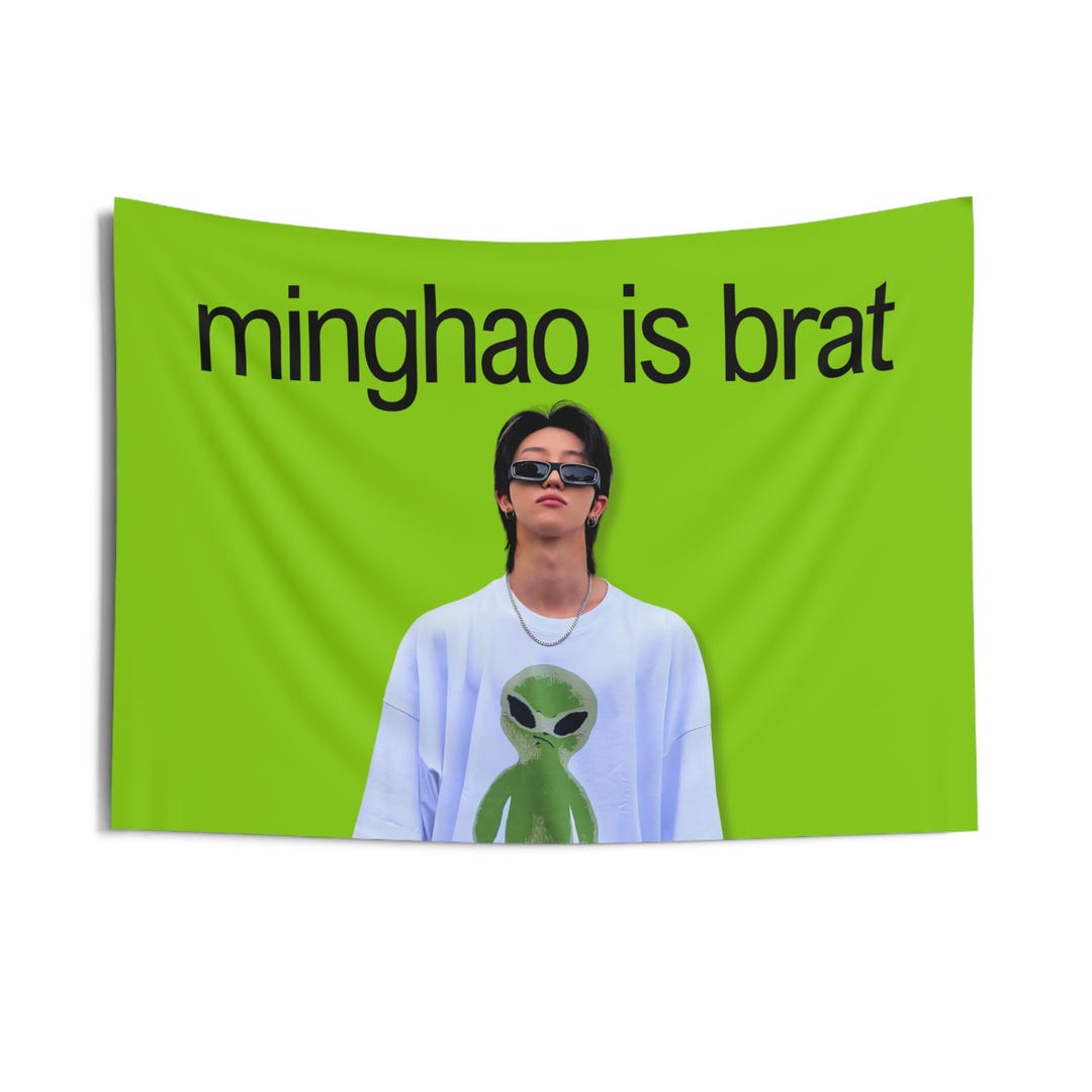 Svt The8 Minghao Alien Shirt Brat Flag Banner, Seventeen Members