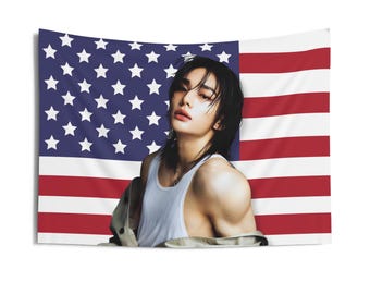 Skz Hyunjin Bíceps Bandera de América