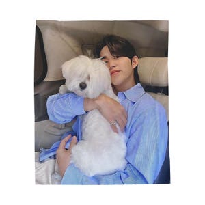 Svt SCoups Seungcheol Kkuma coperta, Seventeen SCoups Kpop Merch, regalo per Carat Fan, idee regalo Kpop Fan