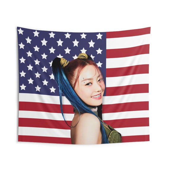 XG Hinata Woke up America Flag Banner, Woke up XG Kpop Flag, XG