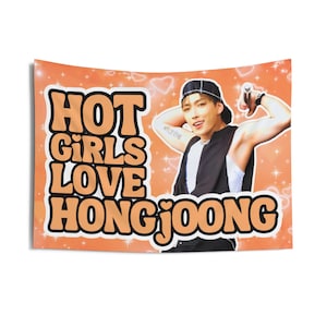 Ateez Hongjoong Summer Sonic Konzert Banner, Ateez 2024 Tour Kpop Flagge, Ateez Merch, Geschenkideen für Atiny, Geburtstagsgeschenk & Konzert Merch