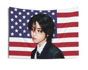 Skz Han Jisung comió la bandera de América