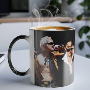 Ateez Mingi Abs Color Morphing Mug, Ateez Members 2025 Kpop Mug, Ateez Members Merch, Gift Ideas for Atiny, Birthday Gift & Fan Merch 11oz