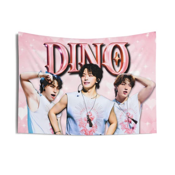 Svt Dino Burst Stage Vintage Bootleg Flag Banner: Seventeen Carats