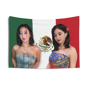 TWICE Jihyo Mexico Flag Banner