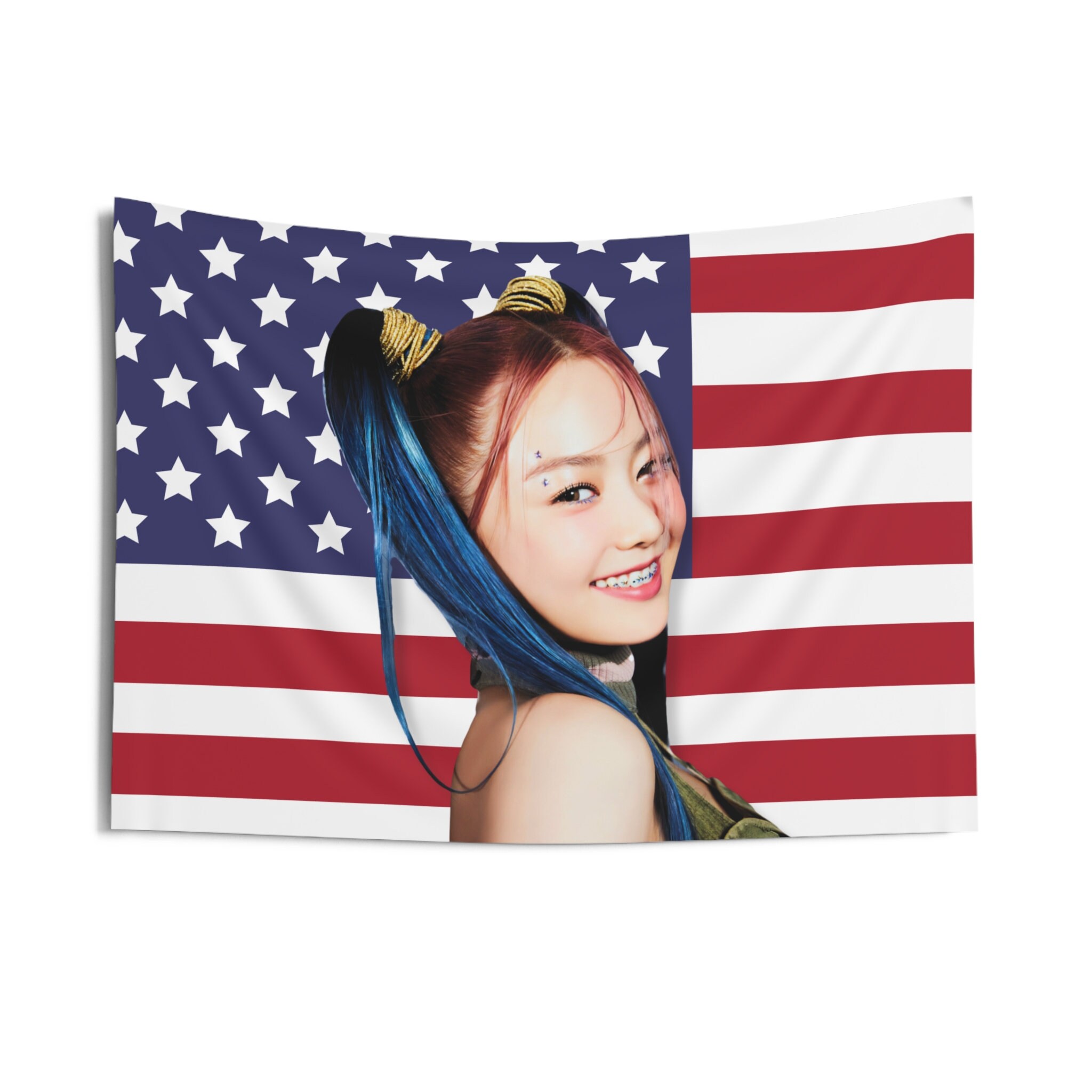She is Legend Extreme Flag パンフレット XG Hinata Woke up America Flag Banner, Woke up XG Kpop Flag, XG