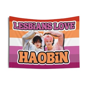 Zb1 Haobin Lesbian Concert Banner, Zerobaseone Hao Hanbin Kpop Flag, Zb1 Members Merch, Gift Ideas for Zerose, Birthday Gift & Concert Merch