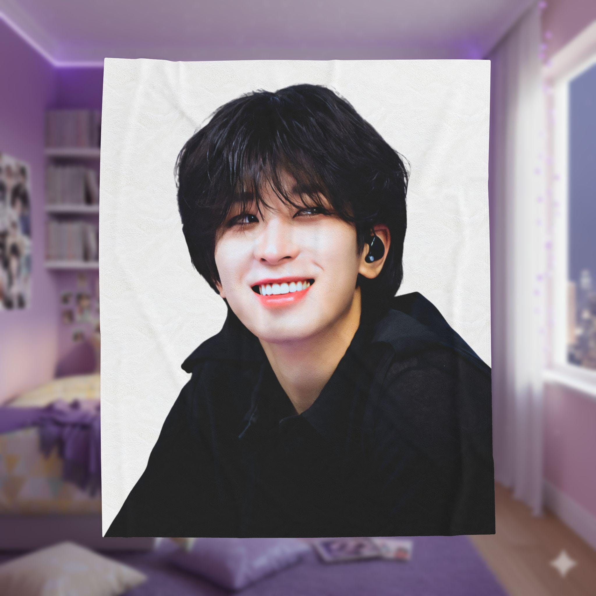 Seventeen Kpop Wonwoo Blanket - Etsy