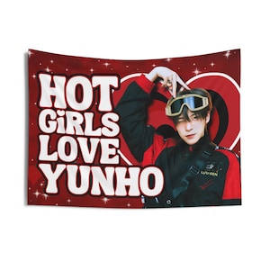 Ateez Yunho Instagram Hot Girls Banner, Ateez Members Kpop Flag, Ateez Tour 2025 Merch, Gift Ideas Atiny, Birthday Gift & Concert Merch