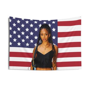 Bandera estadounidense de Kpop Manon, bandera de Kpop Manon, mercancía de la gira de Kpop Manon 2025, ideas de regalo para fans, regalos de cumpleaños y mercancía de conciertos