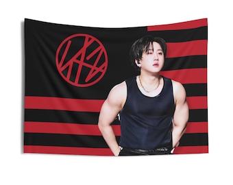 Skz チャンビン ブラックタンクトップブランケット、Stray Kids