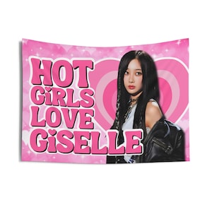 Aespa Giselle Hot Girls Concert Banner, Armageddon Aespa Kpop Flag, Supernova Aespa Merch, Gift Ideas for MY, Birthday Gift & Concert Merch