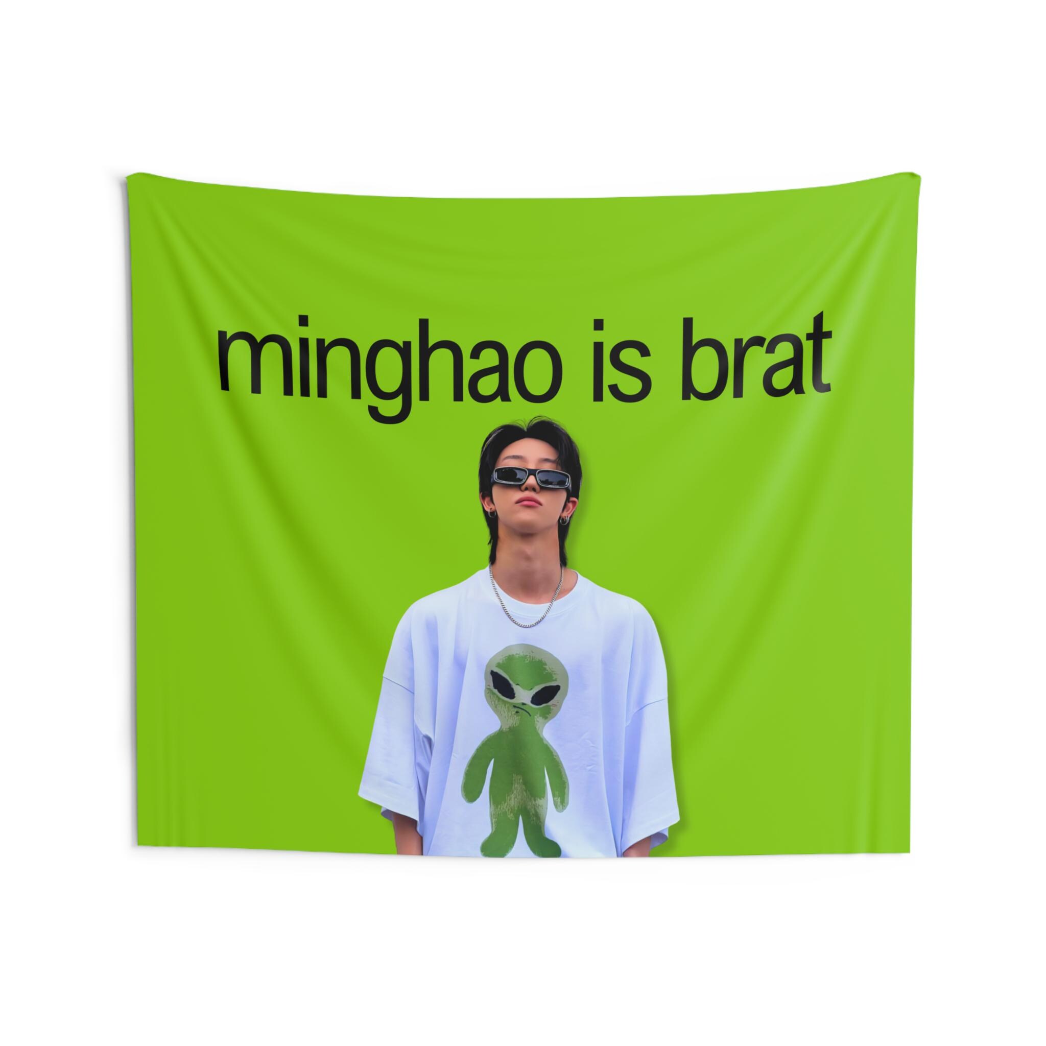 Svt The8 Minghao Alien Shirt Brat Flag Banner, Seventeen Members