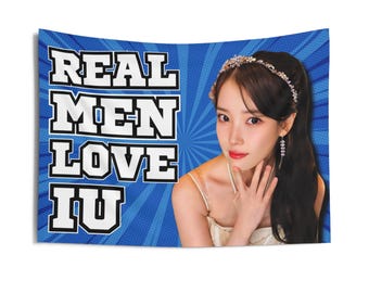 Banner Kpop IU Princess Real Men, Kdrama IU Kpop-vlag, Kpop IU Tour 2025-merchandise, cadeau-ideeën voor Uena-fanboys, verjaardagscadeau en concertmerchandise