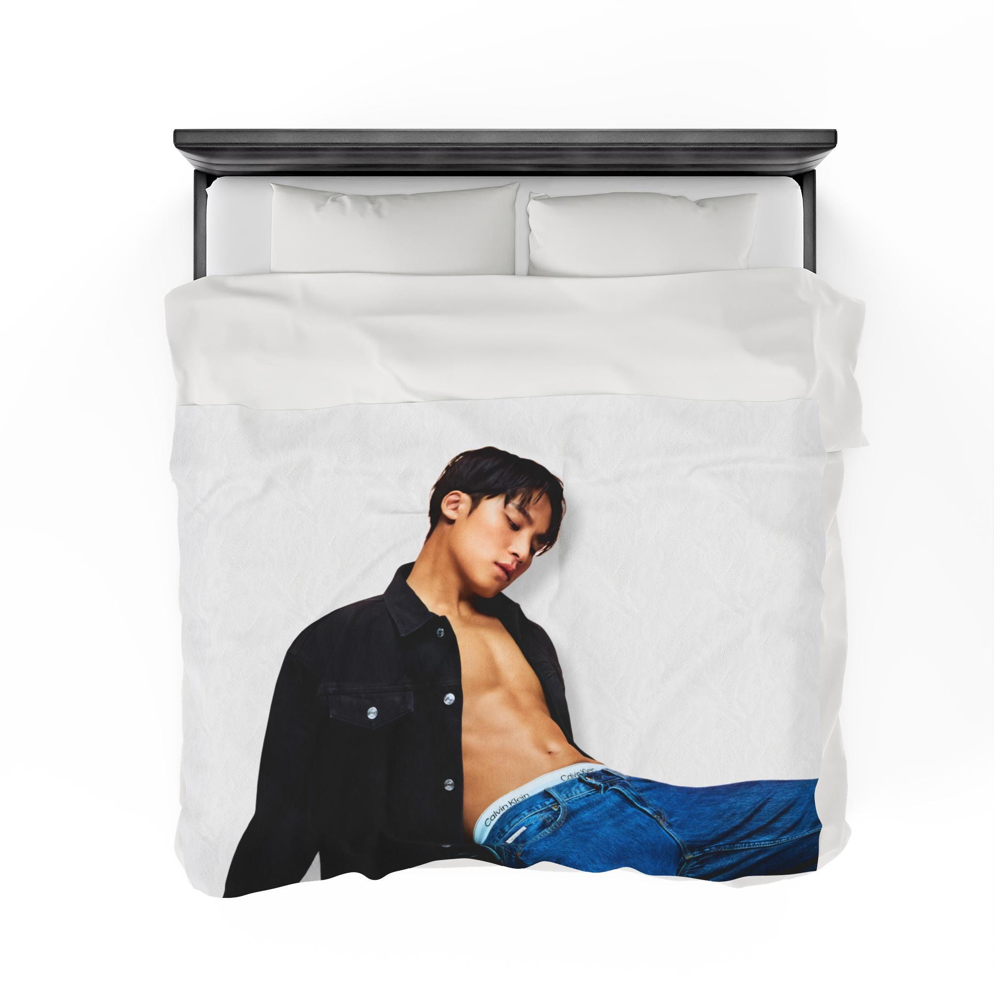 Svt Mingyu Abs Photoshoot Plush Blanket, Seventeen Members Kpop
