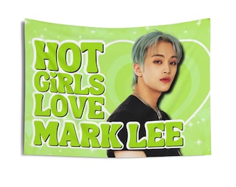 Nct 127 Mark Lee Hot Girls Concert Banner, NCT Dream Kpop Flag, NCT Dream Smoothie Merch, Gift Ideas Nctzen, Birthday Gift & Concert Merch