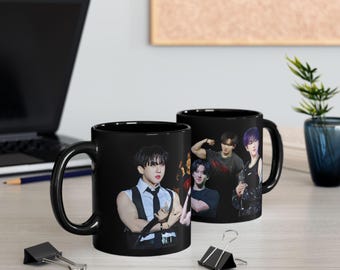 Skz Changbin Biceps Black Mug (11oz, 15oz)