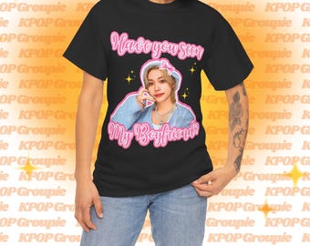 STRAY KIDS Felix I Love My Boyfriend Shirt, SKZ Felix Blue Hair