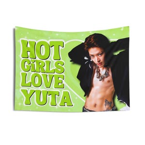 Nct 127 Yuta Hot Girls Concert Banner, NCT Dream Kpop Flag, NCT Dream Smoothie Merch, Gift Ideas for Nctzen, Birthday Gift & Concert Merch