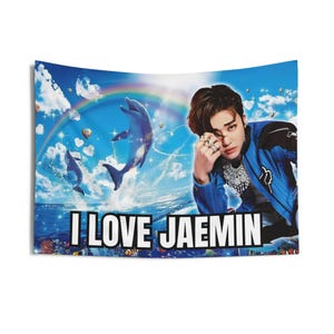 Nct Jaemin Dolphin Meme Concert Banner, Nct 127 Tour 2025 Custom Kpop Flag, Nct 127 Merch, Gift Idea Czennie, Birthday Gift & Concert Merch