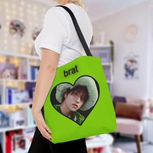Skz Seungmin Ate Brat Einkaufstasche, Stray Kids Seungmin Trendy Y2k Kpop Tasche, Skz Merch, Geschenkideen für Aufenthalte, Geburtstagsgeschenk & Konzert Merch