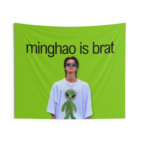 Svt The8 Minghao Alien Shirt Brat Flag Banner, Seventeen Members
