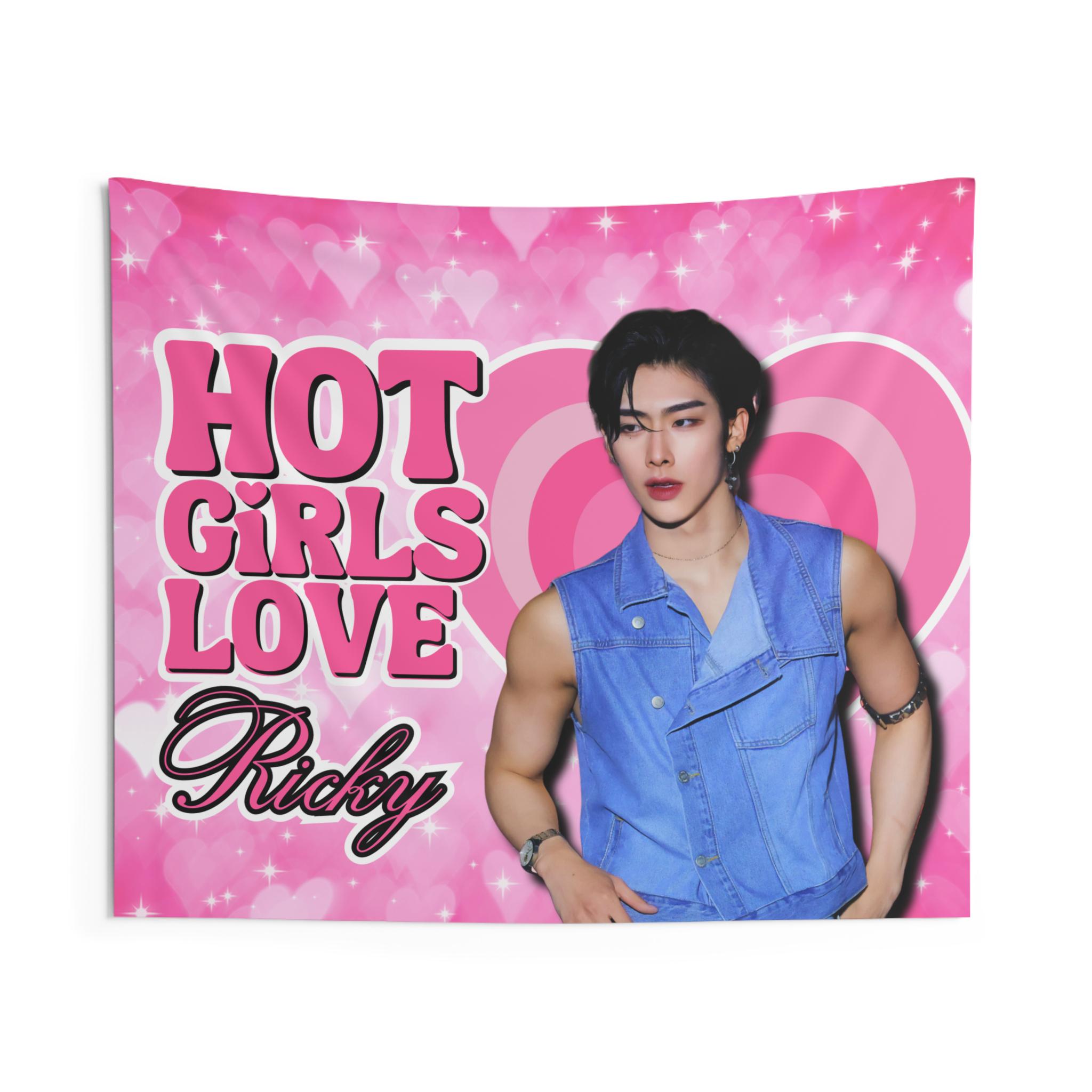 Zb1 Ricky Sleeveles Hot Girls Concert Banner: Zerobaseone Zerose