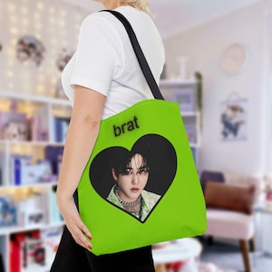 Skz Changbin Ate Brat Einkaufstasche, Stray Kids Changbin Trendy Y2k Kpop Tasche, Skz Merch, Geschenkideen für Aufenthalte, Geburtstagsgeschenk & Konzert Merch
