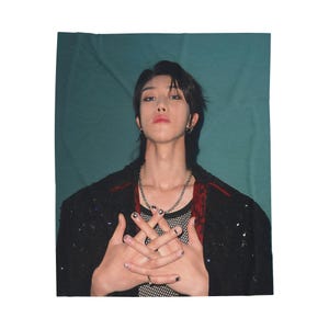 SVT The8 Minghao Photo 2023 Blanket, Seventeen The8 Minghao Kpop Merch, Gift for Seventeen The8 Minghao Fan Carats, Kpop Fan Gift Ideas