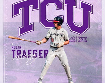 Commitment Edits | College Commitment Graphics | Sports Flyer - Any Sport, Any Level | Style #3 - NO JERSEY SWAP