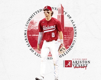 COMMITMENT EDITS | College Commitment Graphics | Sports Flyer - ANY Sport, Any Level | Style #4