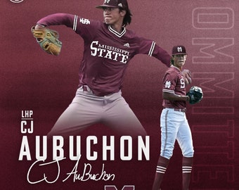COMMITMENT EDITS | College Commitment Graphics | Sports Flyer - ANY Sport, Any Level | Style #5