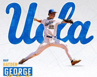 Commitment Edits | College Commitment Graphics | Sports Flyer - Any Sport, Any Level | Style #2 - NO JERSEY SWAP