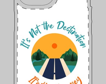 Adventure Road Trip-telefoonhoesje: inspirerend reisontwerp, magnetisch