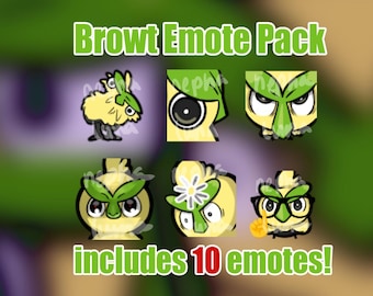 Pokemon Browt Emote Pack for Twitch, Youtube, & Discord